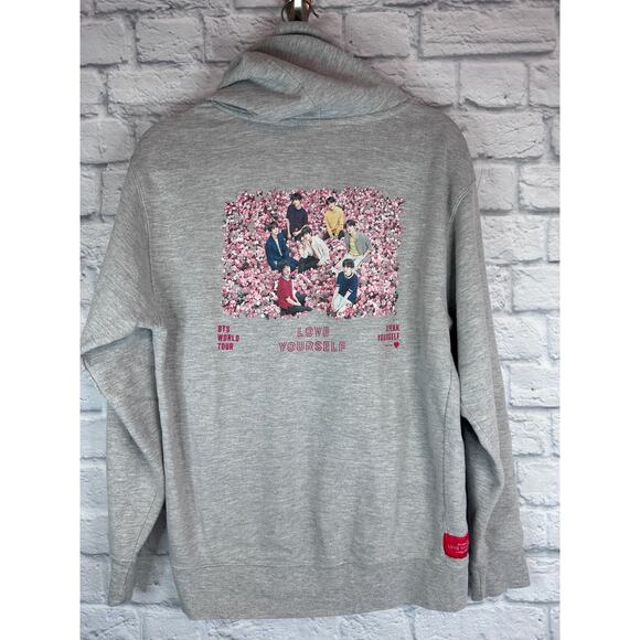 BTS Love Yourself Speak Yourself K-Pop Boy Band World Tour Hoodie Sz 1-Medium - Picture 1 of 9